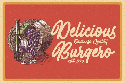 Almonthy Mirotas Monoline Script Font Font Kotak Kuning Studio 