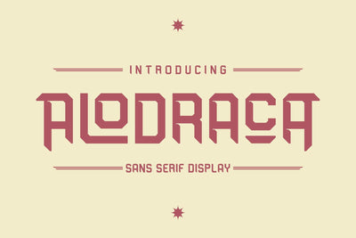 Alodraca Typeface Font Storytype Studio 