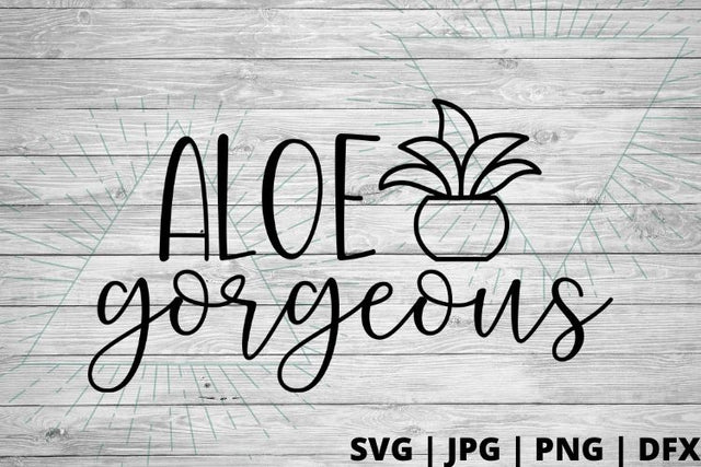 Aloe Gorgeous SVG Good Morning Chaos 