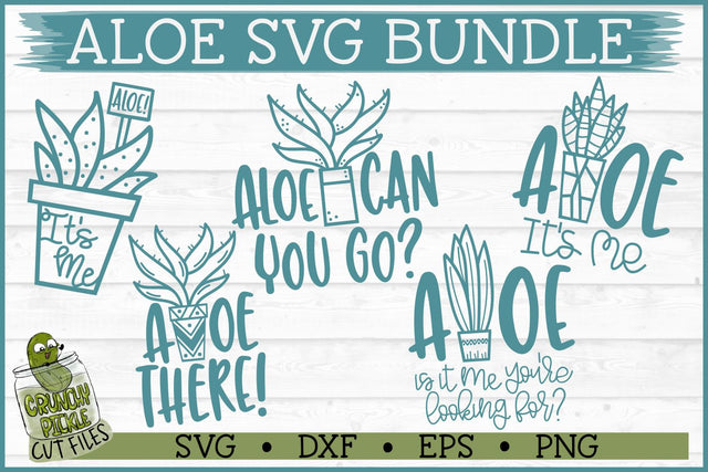 Aloe Mini SVG Bundle SVG Crunchy Pickle