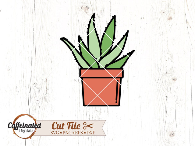 Aloe Vera Succulent svg SVG Caffeinated SVGs 