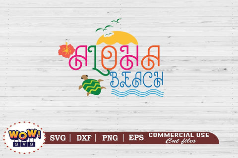 Aloha beach svg, Summer svg, Beach svg, Png, Dxf SVG Wowsvgstudio 
