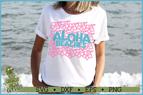 Aloha Beaches Hibiscus SVG File SVG Crunchy Pickle 