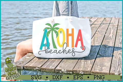 Aloha Beaches Palm Tree SVG File SVG Crunchy Pickle 