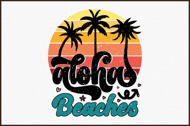 Aloha Beaches PNG Sublimation Sublimation designartist 