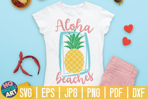 Aloha Beaches SVG | Pineapple SVG SVG HQDigitalArt 