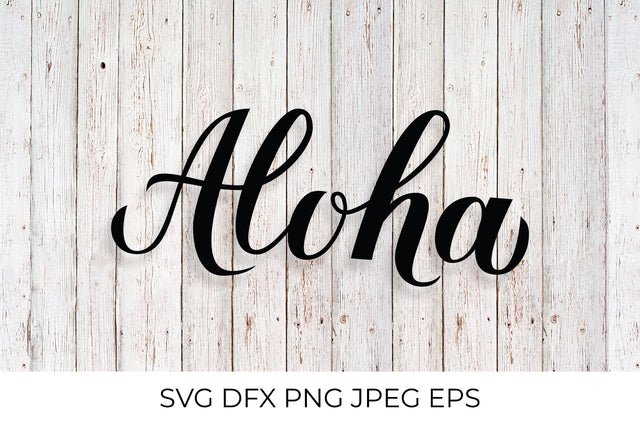 Aloha calligraphy lettering SVG SVG LaBelezoka 