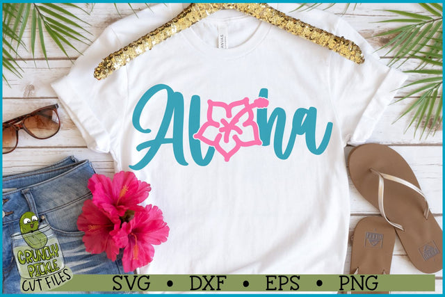 Aloha Hibiscus SVG File SVG Crunchy Pickle 