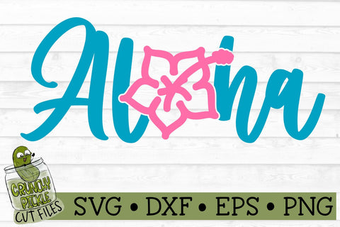 Aloha Hibiscus SVG File SVG Crunchy Pickle 