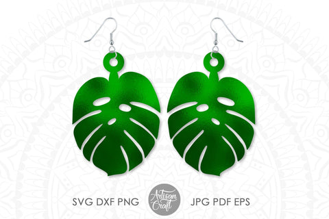 Aloha jewelry, laser earring SVG files SVG Artisan Craft SVG 