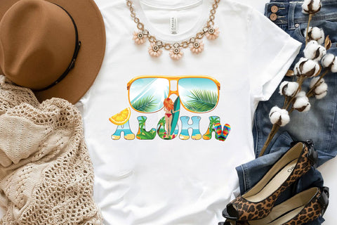 Aloha, Summer Beach Sublimation Png Sublimation Rupkotha 