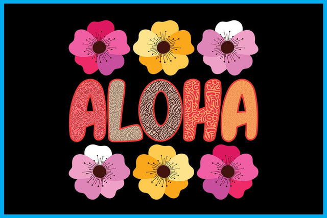 Aloha Summer Sublimation PNG Printable Files Sublimation Creativedesigntee 