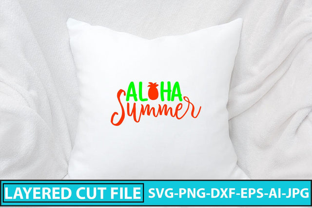 Aloha Summer SVG Cut File SVG Syaman 