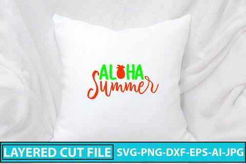 Aloha Summer SVG Cut File SVG Syaman 