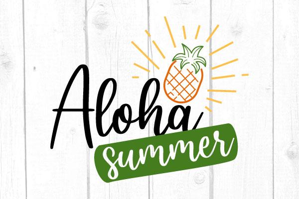 Aloha Summer Svg SVG cricutfilesmg 