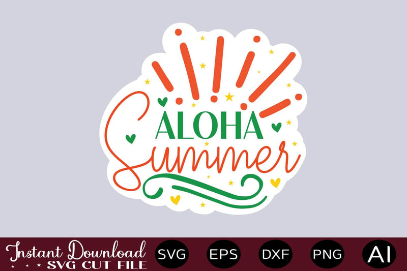 Aloha Summer svg SVG designmaster24 