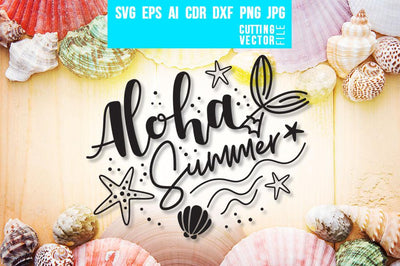 Aloha Summer SVG SVG VectorSVGdesign 