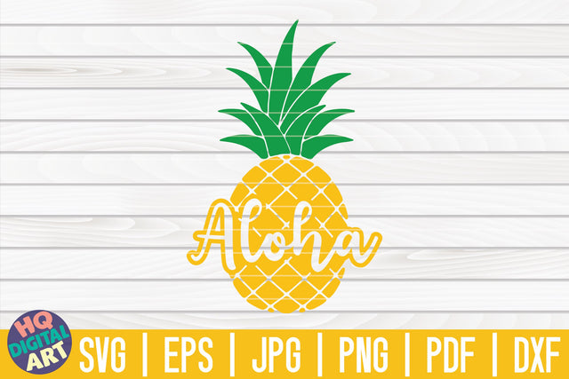 Aloha SVG | Pineapple SVG SVG HQDigitalArt 