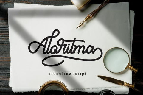 Aloritma Font eknojistudio99 