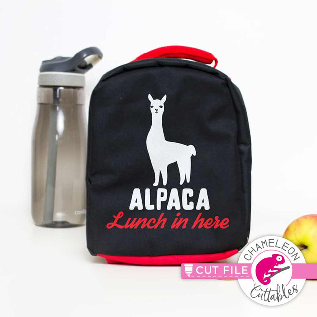 Alpaca Lunch in here SVG Chameleon Cuttables 