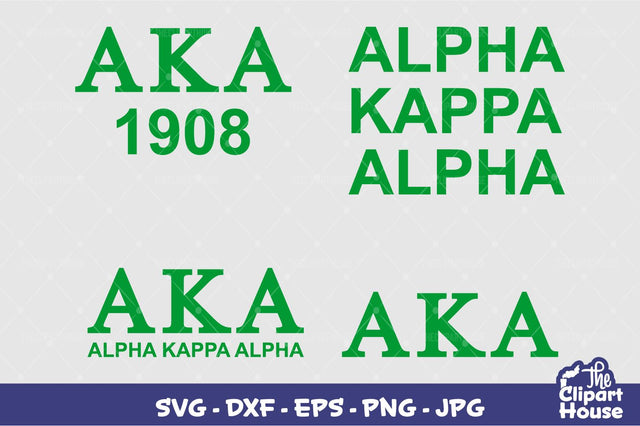 Alpha Kappa Alpha SVG The Clipart House 