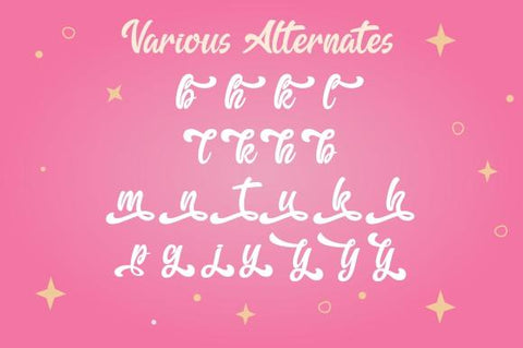 Alpha Monday Font eknojistudio99 