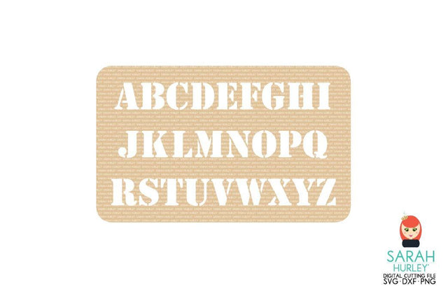 Alpha Template SVG Sarah Hurley 