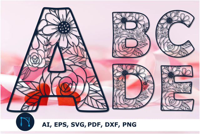 alphabet a-z laser/paper cut svg bundle SVG MD JOYNAL ABDIN 