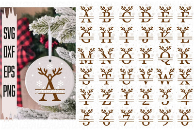 Alphabet Christmas Svg SVG Lerastudio 