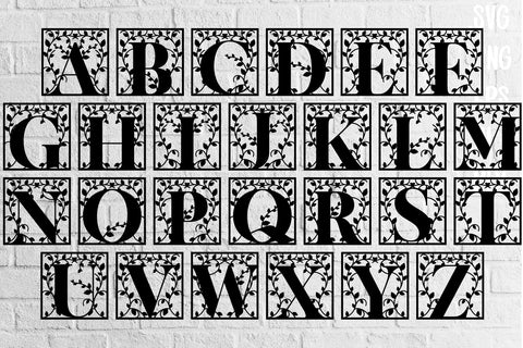 Alphabet Cover A-Z 3 Bundle svg eps ai png pdf SVG zafrans studio 