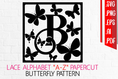 Alphabet Cover Papercut A-Z 4 Bundle svg eps ai png pdf SVG zafrans studio 
