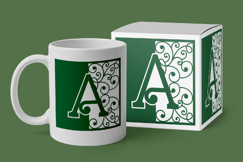 Alphabet Cover Papercut A-Z - svg eps ai png pdf 3D Paper zafrans studio 