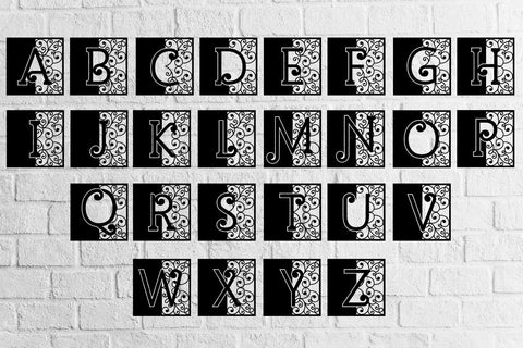 Alphabet Cover Papercut A-Z - svg eps ai png pdf 3D Paper zafrans studio 