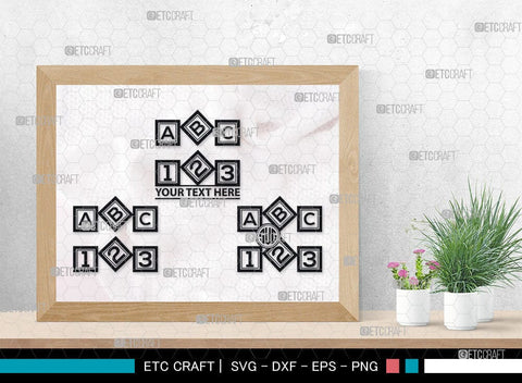 Alphabet Cubes ABC Monogram, Alphabet Cubes ABC Silhouette, Alphabet Cubes SVG Cut Files, Cubes ABC Silhouette, Letter Svg, Cubes ABC Svg, Sports Svg, Baby Alphabet Svg, SB00099 SVG ETC Craft 