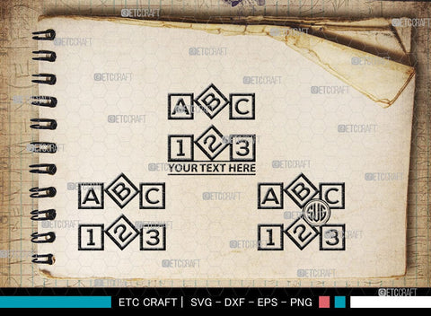 Alphabet Cubes ABC Monogram, Alphabet Cubes ABC Silhouette, Alphabet Cubes SVG Cut Files, Cubes ABC Silhouette, Letter Svg, Cubes ABC Svg, Sports Svg, Baby Alphabet Svg, SB00099 SVG ETC Craft 