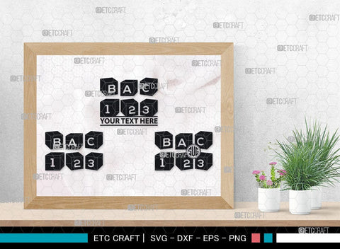 Alphabet Cubes ABC Monogram, Alphabet Cubes ABC Silhouette, Alphabet Cubes SVG Cut Files, Cubes ABC Silhouette, Letter Svg, Cubes ABC Svg, Sports Svg, Baby Alphabet Svg, SB00099 SVG ETC Craft 