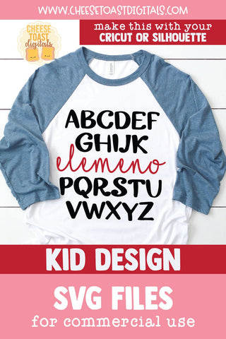Alphabet Elemeno P | Kid SVG Cut File SVG Cheese Toast Digitals 