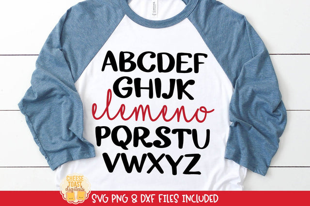 Alphabet Elemeno P | Kid SVG Cut File SVG Cheese Toast Digitals 