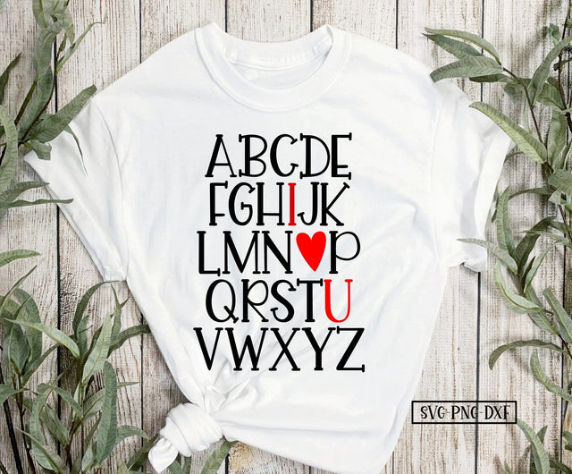 Alphabet I Love You SVG Calico Creations Svg 