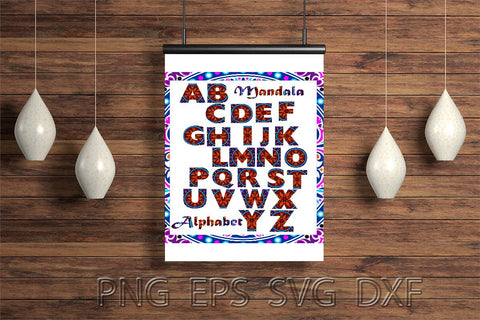 Alphabet Illustration SVG Ethnic Touch 