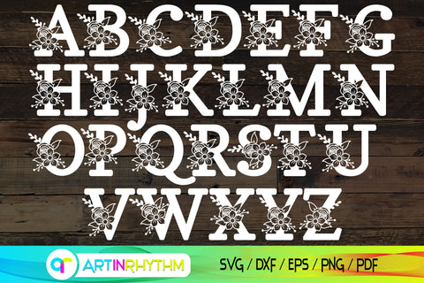 Alphabet letter svg bundle SVG Artinrhythm shop 