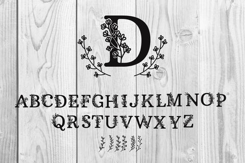 Alphabet Split Monogram Bundle Letters SVG dadan_pm 