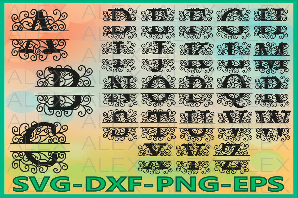 Pattern Letters Svg Alphabet Svg, Letter, Font, Alphabet Pattern - So Fontsy