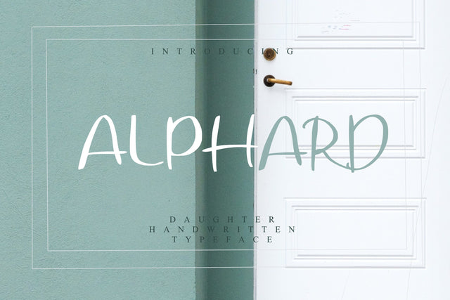 Alphard Font BonjourType 