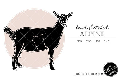 Alpine Sketch Vector SVG Loveleen Kaur 