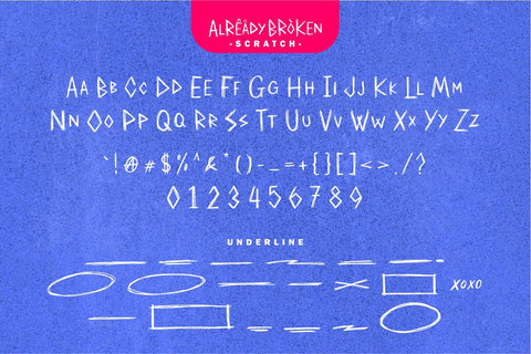 Already Broken Font Allouse.Studio 