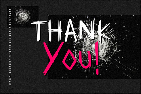 Already Broken Font Allouse.Studio 