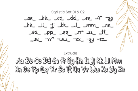 Alunta - Script Font Font Attype studio 