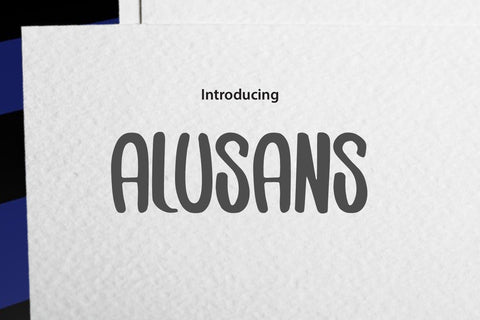 Alusans Font zafrans studio 