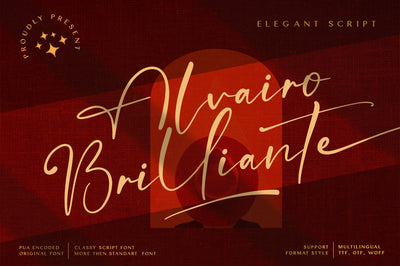 Alvairo Brilliente Font Wildan Type 